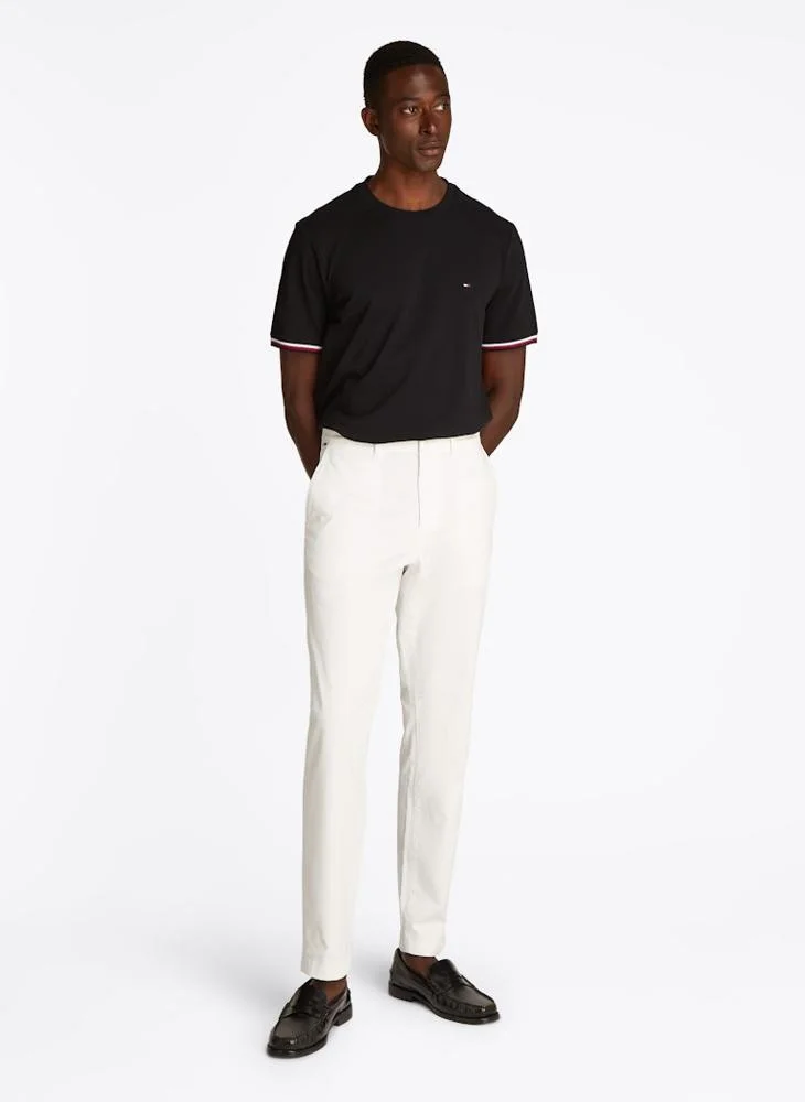 TOMMY HILFIGER Global Stripe Cuff T-Shirt