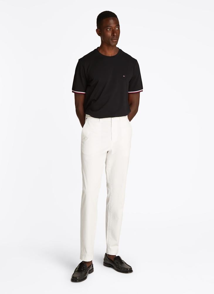TOMMY HILFIGER Global Stripe Cuff T-Shirt  - Image 4