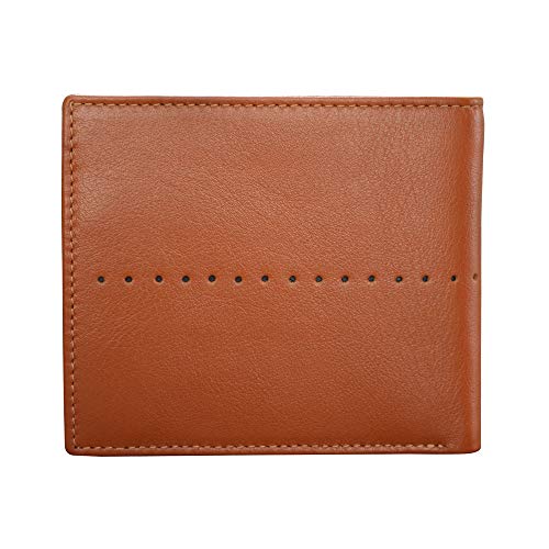 Cross Brown Men's Wallet Stylish Genuine Leather Wallets for Men Latest Gents Purse with Money Coin and Card Holder Compartment (AC188072-2) - Image 4