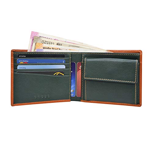 Cross Brown Men's Wallet Stylish Genuine Leather Wallets for Men Latest Gents Purse with Money Coin and Card Holder Compartment (AC188072-2) - Image 3