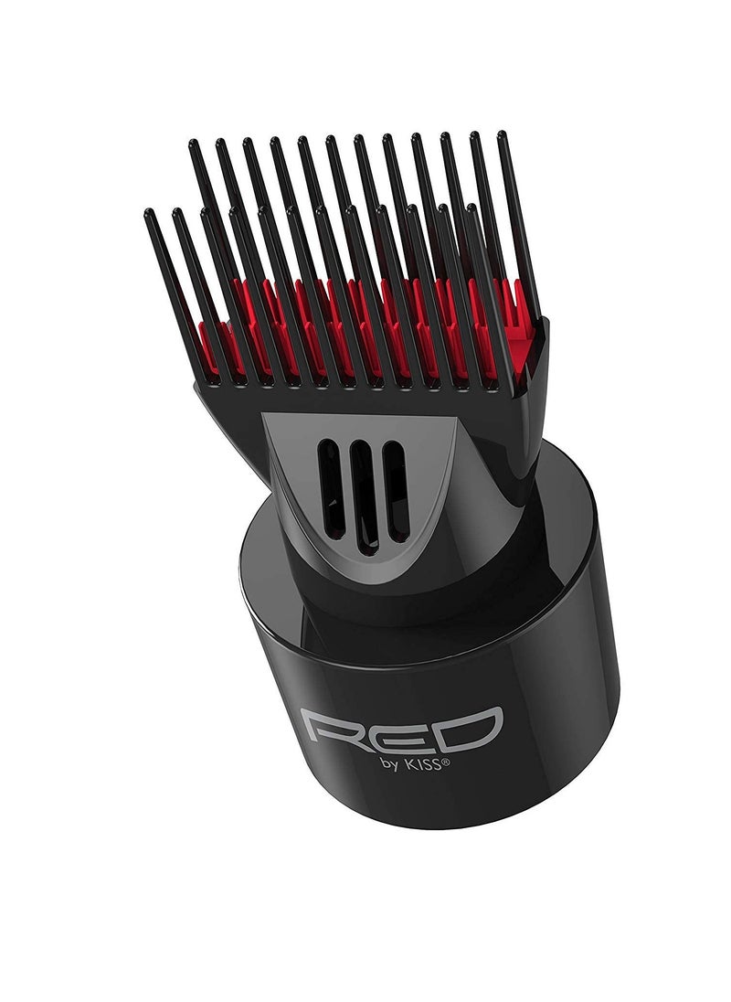 KISS Red by Kiss Universal Detangling Blow Dryer Hair Styling Pik – Compatible with all Hair Dryers  - Image 1