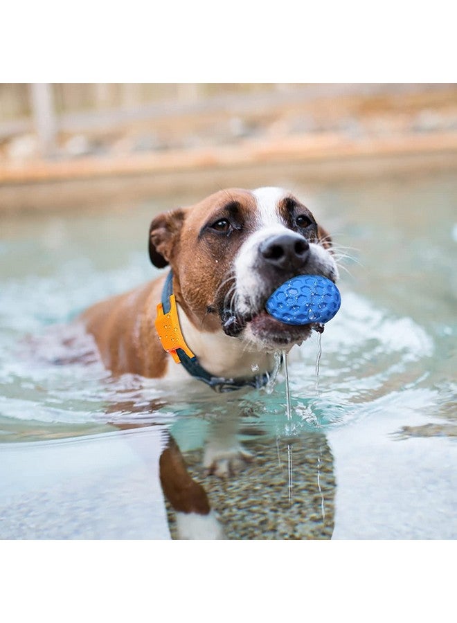 لعبة كرة مضغ قوية ومتينة وتفاعلية للكلاب من سلالات كبيرة مع مطاط طبيعي غير سام (كرة جولف - كبيرة) - Image 5