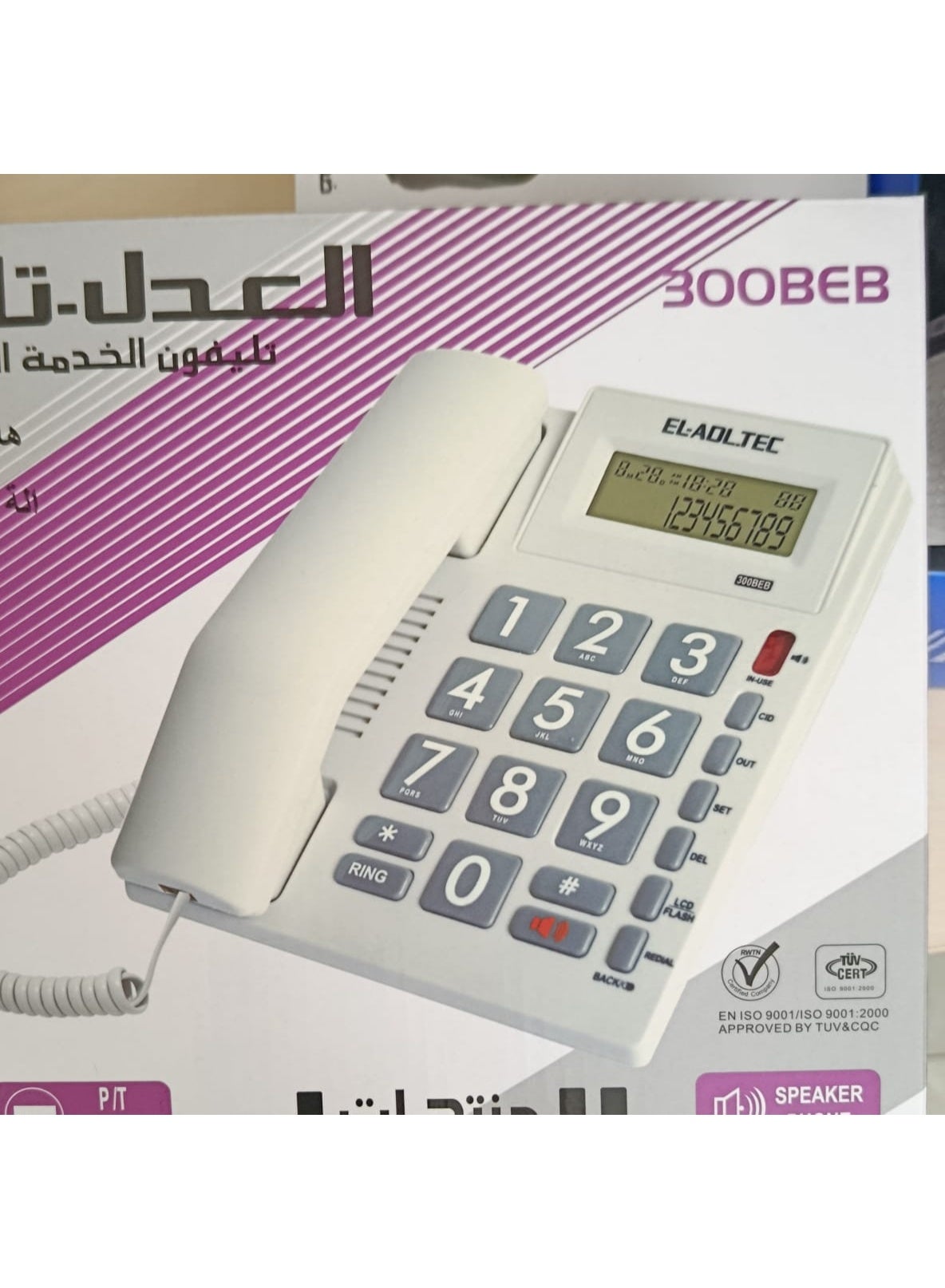 EL-Adl.Tec EL-Adl.Tec el-adl Tec Caller Id Telephone 300beb ZFC7745A8A742C1030A05Z