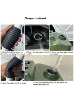 FALMER Multi-purpose manual fluid transfer pump, water and oil drawing tool, 1.5m  - Image 4