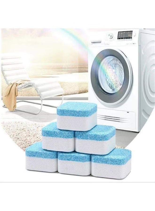 Washing Machine Cleaner Tablets 12 Pieces Deep Clean Odor Removal - Image 1