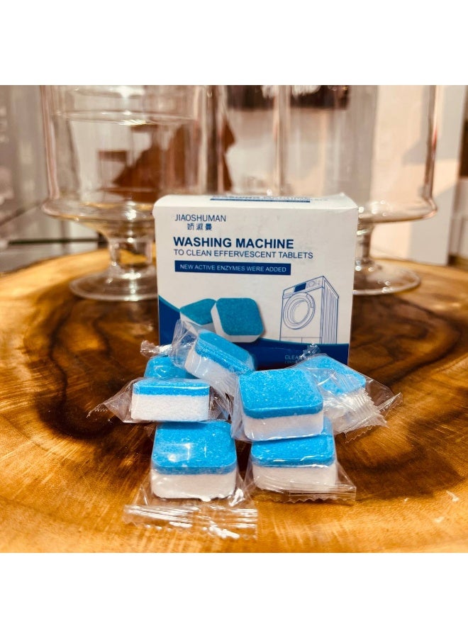 Washing Machine Cleaner Tablets 12 Pieces Deep Clean Odor Removal - Image 3