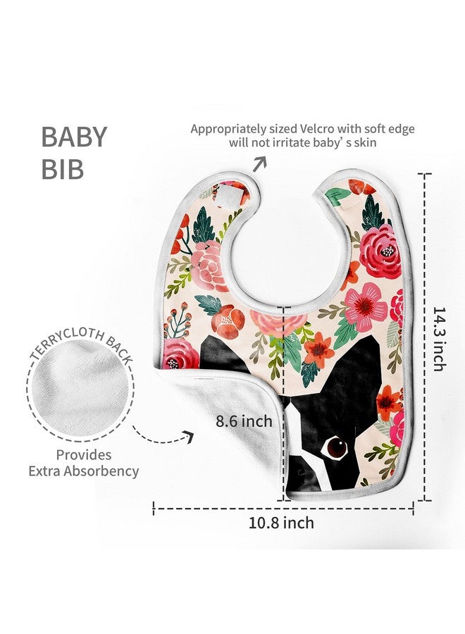 Granbey Premium Baby Bibs for Babies Boston Terrier Dog - Image 2