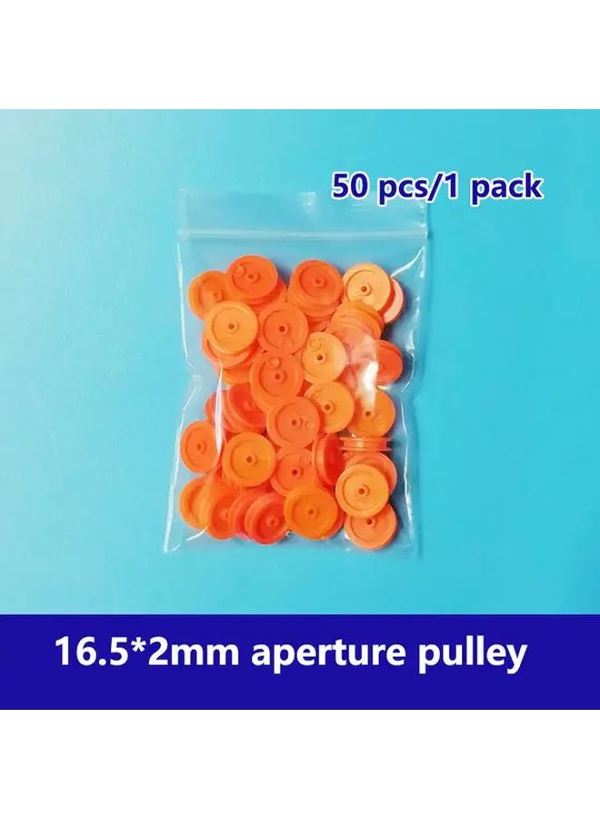 50pcs Heavy Duty Belt Pulleys Industrial Transmission Wheels for Conveyor Belts Machinery - Image 1