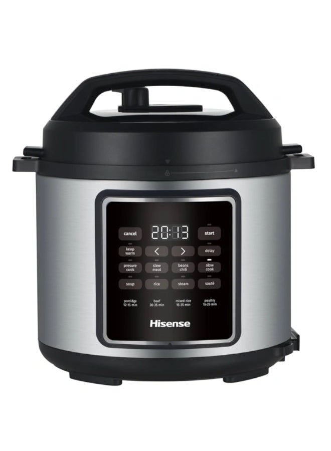 Hisense Multicooker, 6 L, HGMC6SBK 6 L 1500 W HGMC6SBK BLACK - Image 1