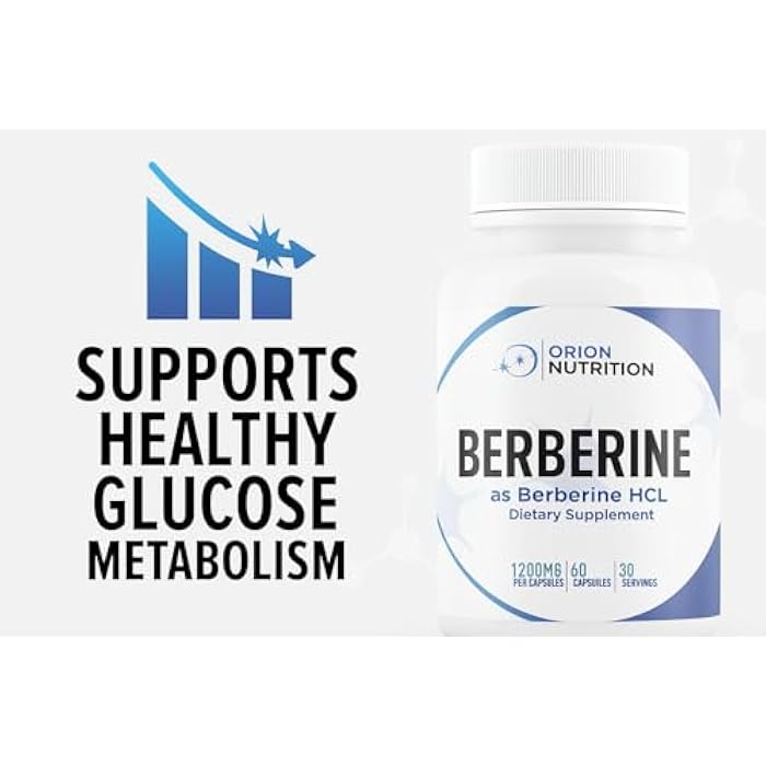 Berberine HCl 1200mg, 60 Vegetarian Capsules - Gluten Free & Non-GMO - Image 5