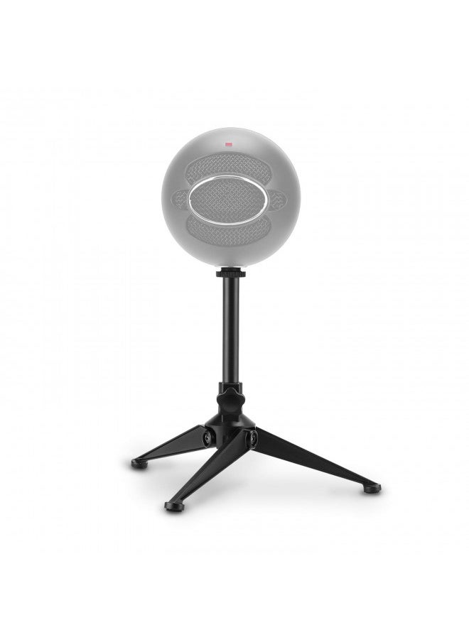 Moukey - Moukey Desk Mic Stand Universal, Adjustable Desktop Mic Stand Portable Foldable, Tripod Mic Table Stand with Small Plastic, Microphone Stand for Sm57 Sm58 Sm86 Sm87 Blue YetiBlue Snowball iCE - Image 1