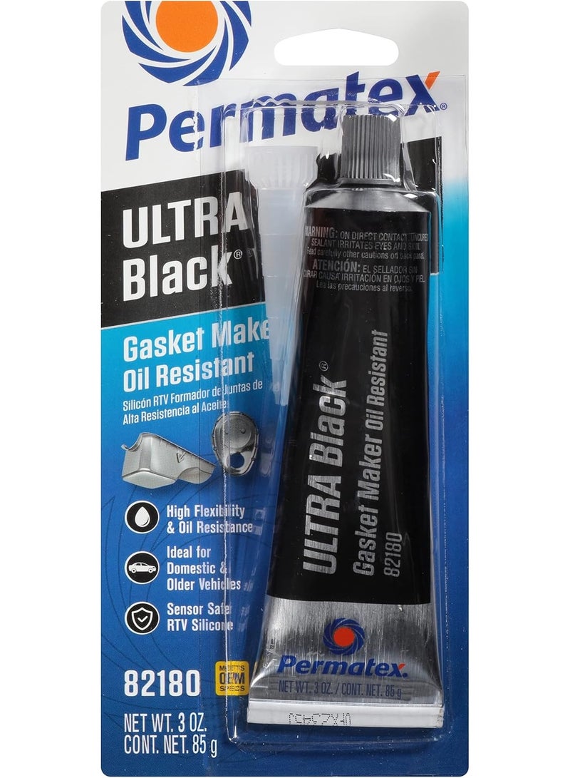 Permatex Permatex 82180 Ultra Black RTV Silicone Gasket Maker  - Image 2