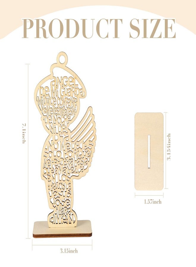 BigPig 12 Pcs Wooden Baptism Centerpieces for Table,Centros De Mesa para Bautizo Bodas Decorations,Mi Primera Comunión Decoraciones,Baptism Decorations for Boys,Bautizo Recuerdos De Bautizo para Niño - Image 2