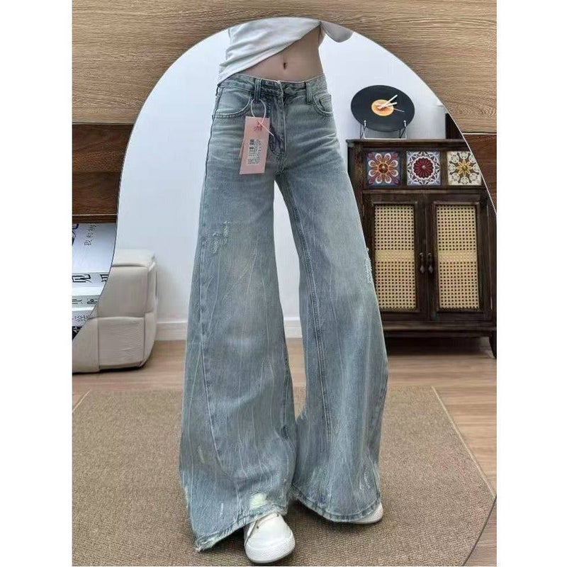 Unisex Classic Denim Jeans Loose Fit Daily Outdoor Wear - Image 4