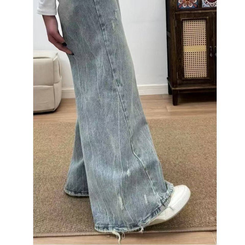 Unisex Classic Denim Jeans Loose Fit Daily Outdoor Wear - Image 3