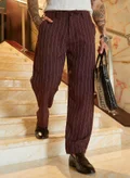 كامبوس سوترا maroon with white stripes