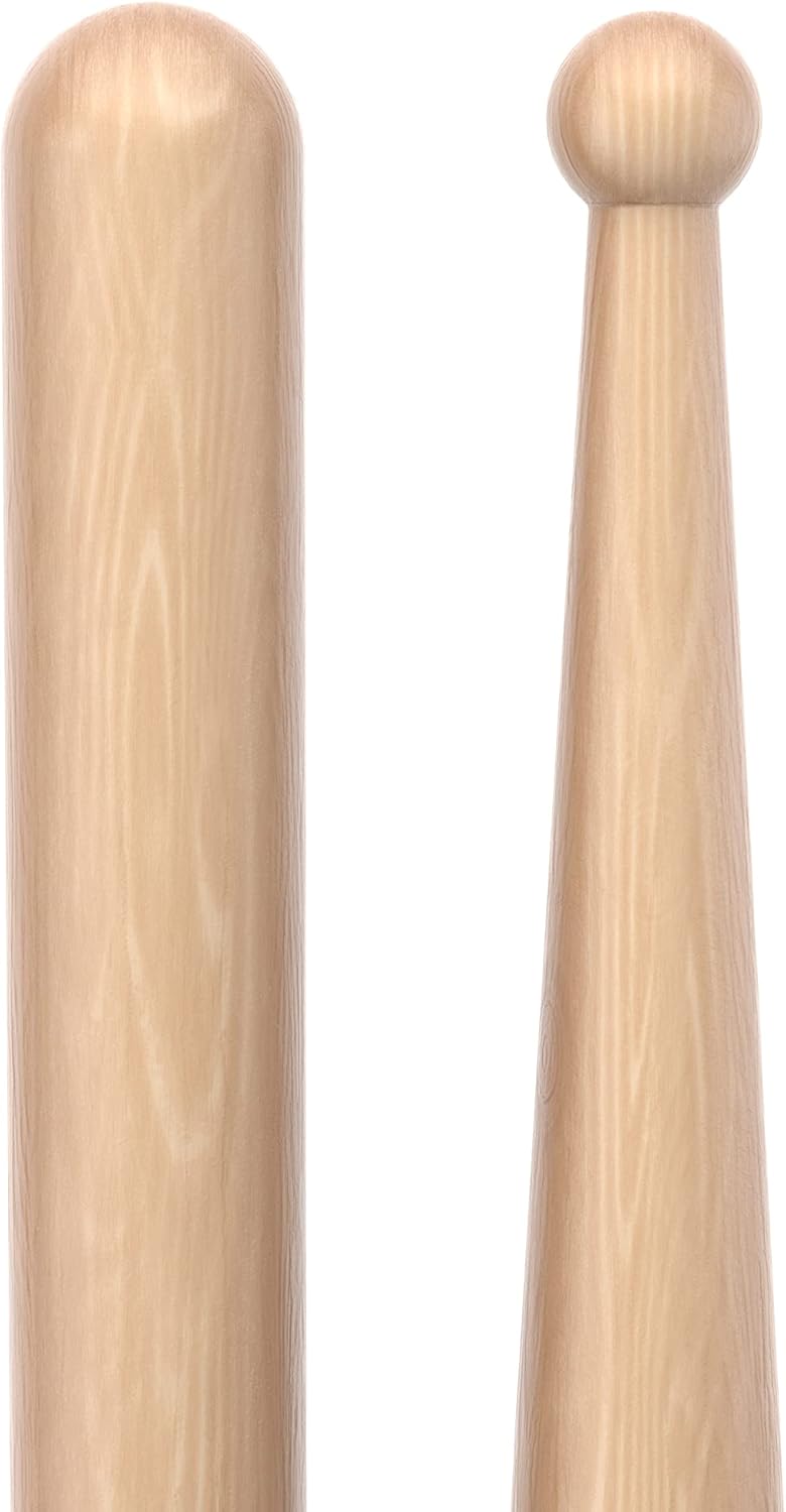 ProMark Drum Sticks - Finesse 5B Drumsticks - Drum Sticks Set - Ideal for Jazz - Small Round Wood Tip - Maple Drumsticks - Consistent Weight and Pitch - 1 Pair - Image 2