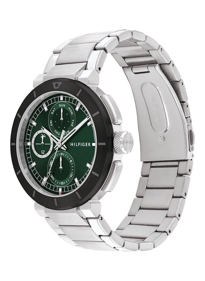 TOMMY HILFIGER Men's Analog Round Shape Stainless Steel Wrist Watch 1792117 - 44 Mm  - Image 2