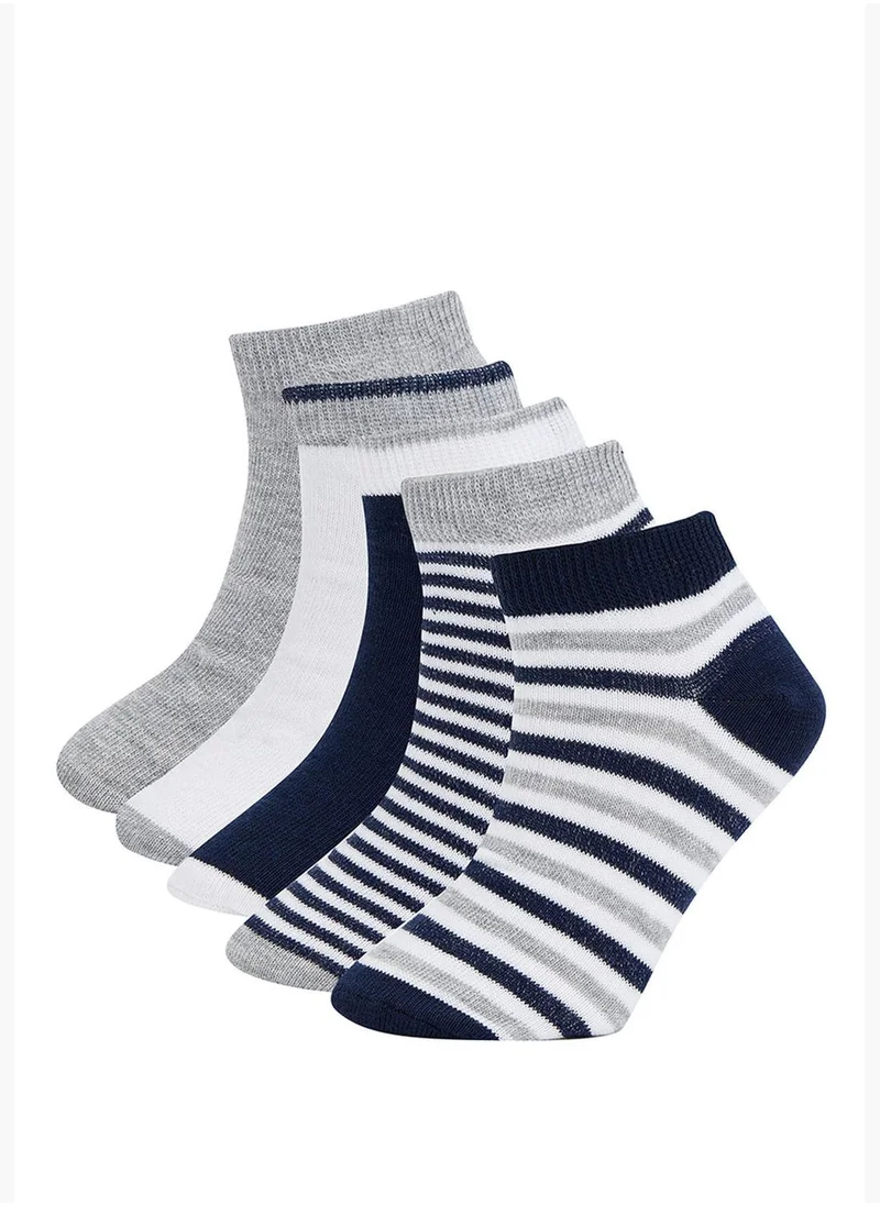 ديفاكتو 5 Pack Boy Low Cut Low Cut Socks