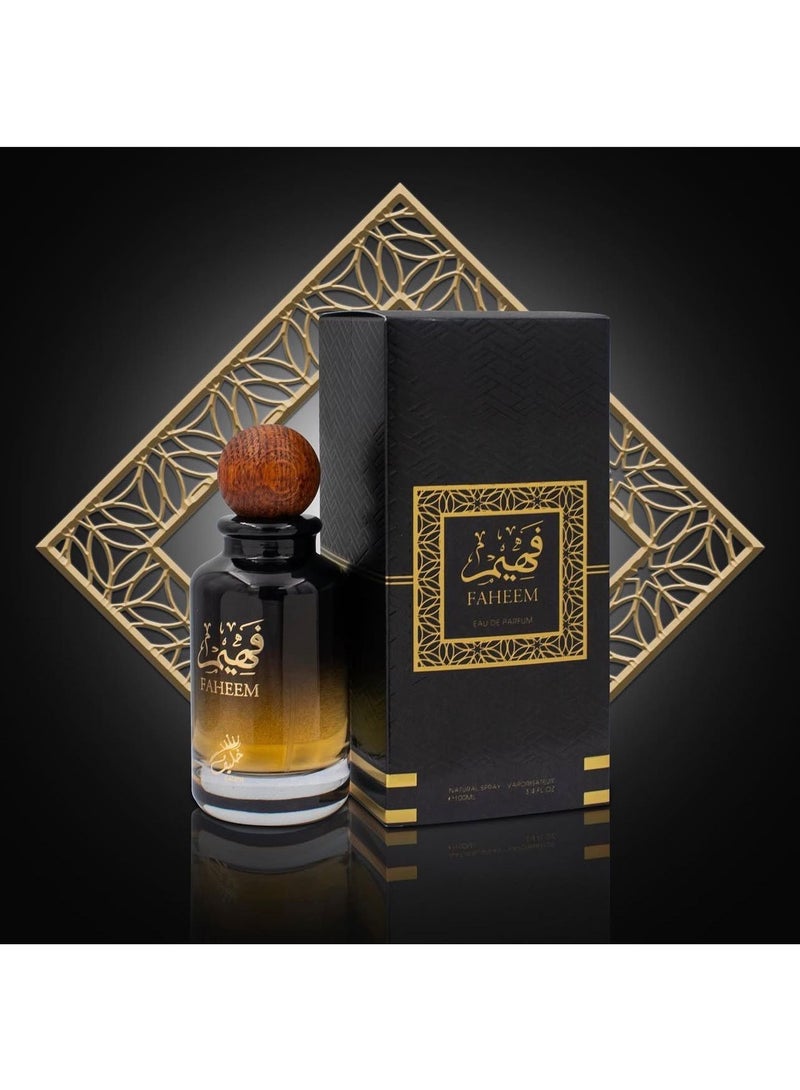 خليف عطر فهيم أو دو بارفان 100 مل برائحة شرقية خشبية - Image 1