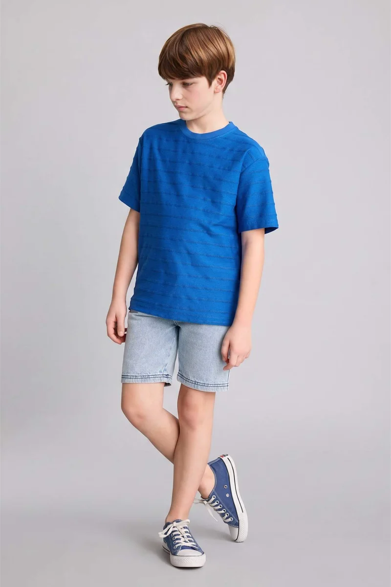 ديفاكتو Boy New Regular Fit Short Sleeve T-Shirt