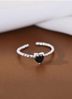 +1HEROLABS Classic ring with a distinctive black heart  - Image 2