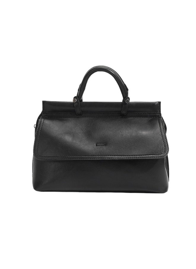 Rup Art Women Soft PU Leather Handbag - Vintage-Inspired Shoulder Crossbody Tote Bag for Timeless Elegance & Functionality  - Image 1