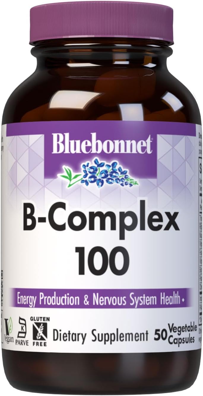 Bluebonnet Nutrition B Complex 100 Vegetable Capsules - Image 1