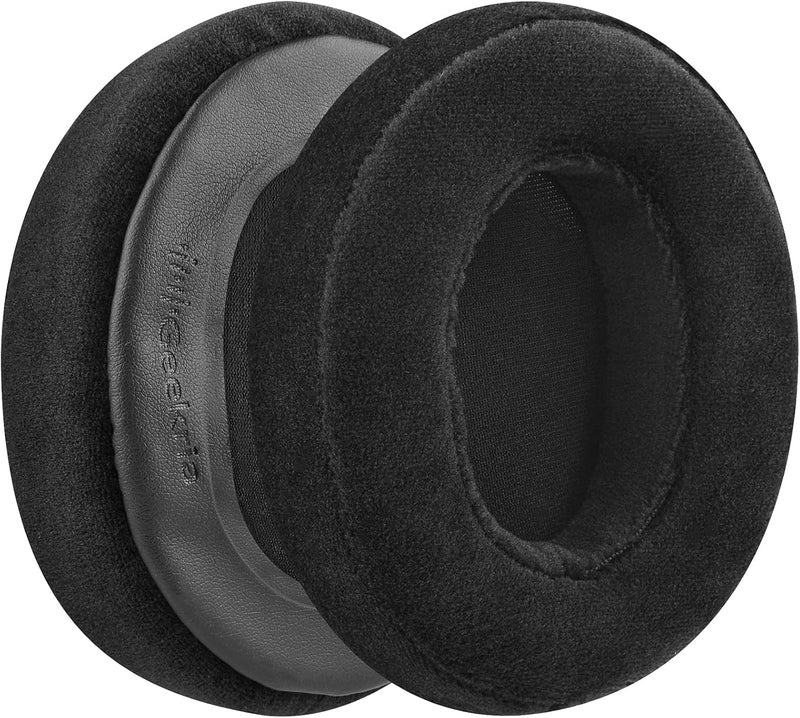 جيكريا وسائد أذن بديلة من الجلود المخملية المريحة من لسماعات Sennheiser PC350 وHD280 PRO وHD580 وUrbanite XL، وسائد أذن، أغطية أذن، قطع غيار للإصلاح (أسود) - Image 2