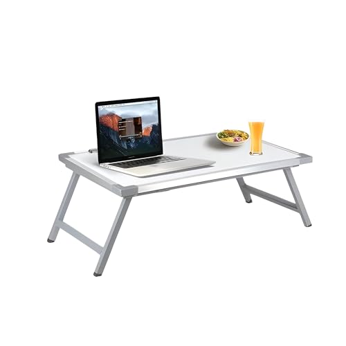 KYZEN Multi Purpose Powder Coated Study Table With Writing Board | Use In Office Laptop_Work In Home_Student Study Etc (Size-60X40X24 Cm)_(Silver Border) - Image 1