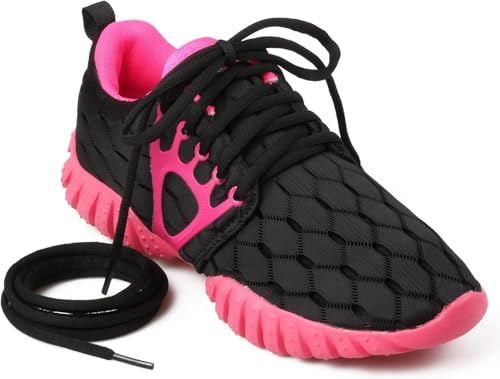 Puzeam 2 Pairs Oval Athletic Shoelaces 33 Colors 1/4" Half Round Shoe Laces for Sneakers - Black 140 - Image 3
