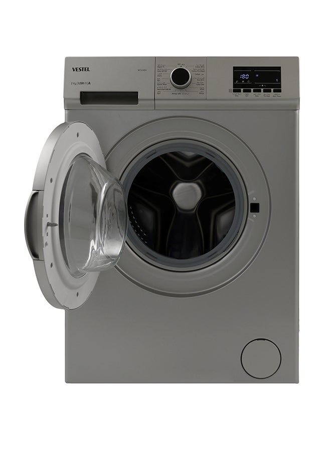 فيستل غسالة أمامية فيستل – 7 كجم – تركية – فضي – W7124DS W7124DS - Image 2