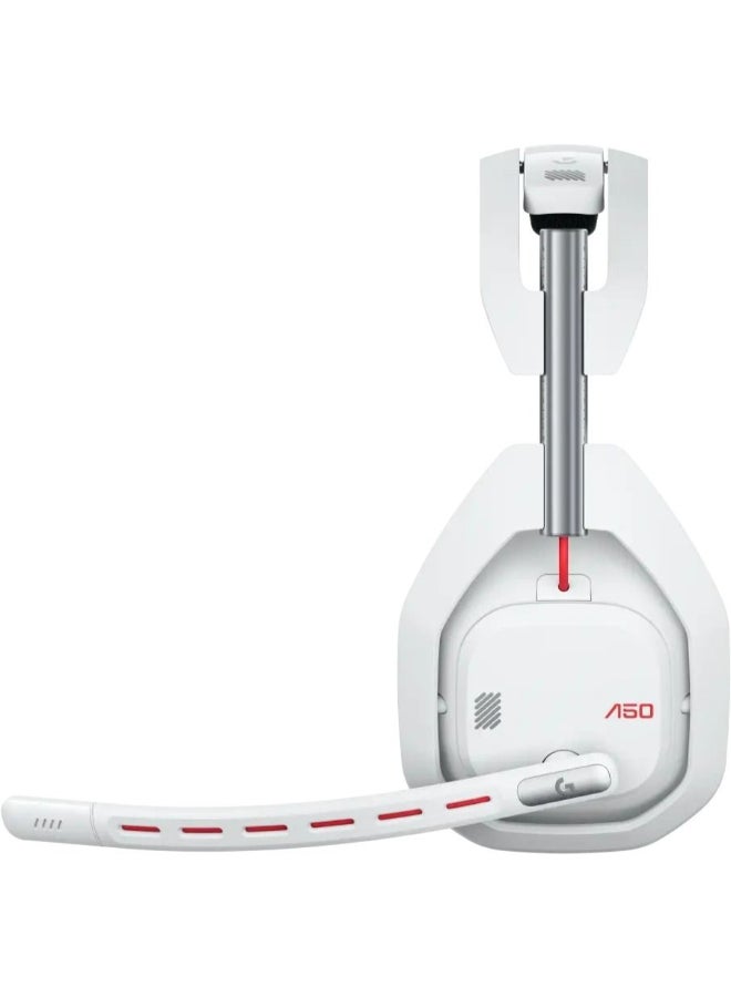 ASTRO A50 LIGHTSPEED Wireless Gaming Headset + Base Station White - Image 3