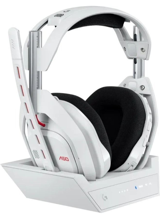 ASTRO A50 LIGHTSPEED Wireless Gaming Headset + Base Station White - Image 1