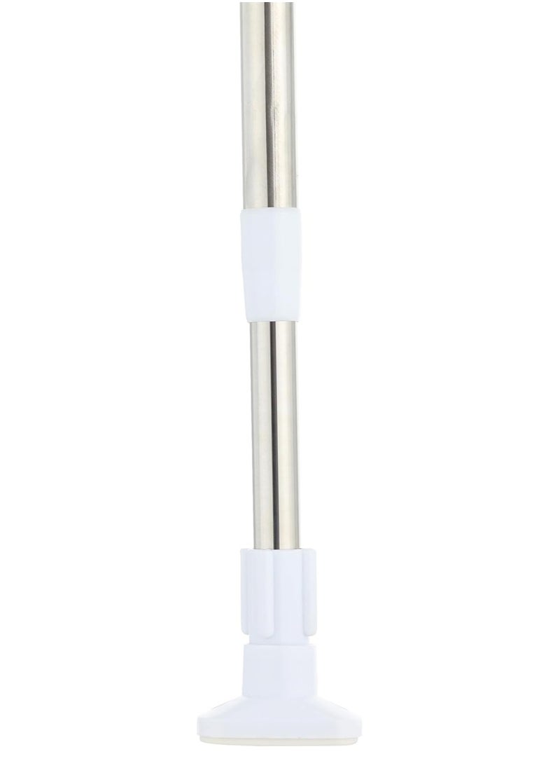 DubaiGallery - Extendable Curtain Tension Rod Rail Silver - Image 1