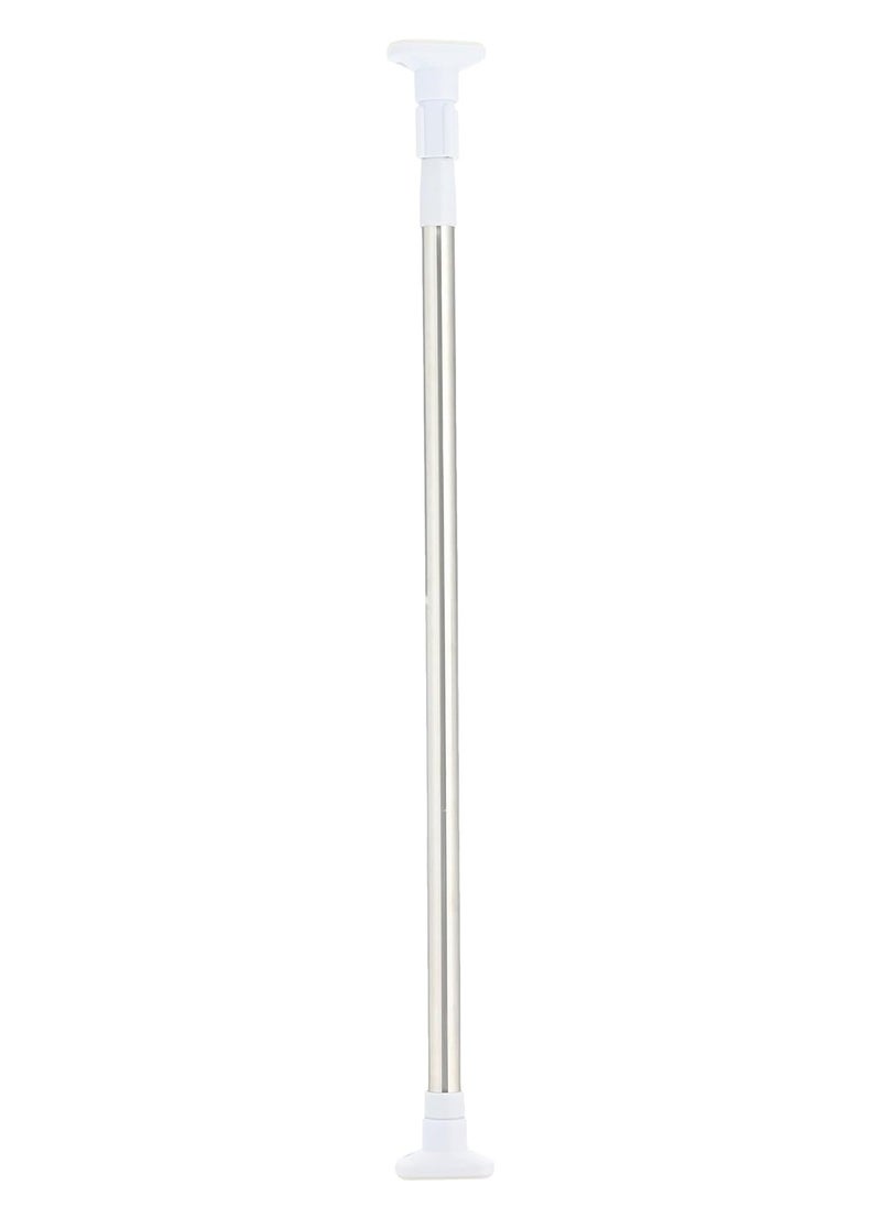 DubaiGallery - Extendable Curtain Tension Rod Rail Silver - Image 1
