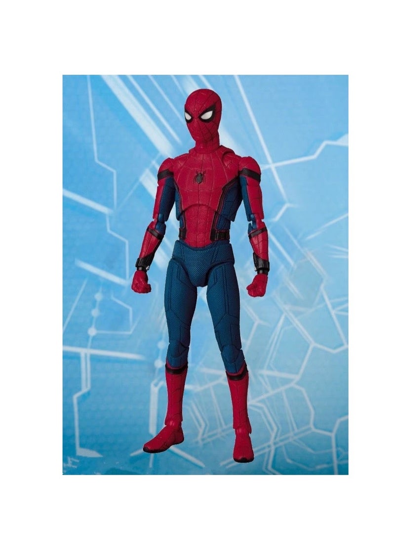 Generic - 15cm spider man toys Tom holland PVC action figure statue can change spider man spiderman articulated joints moveable doll replaceable parts - Image 1