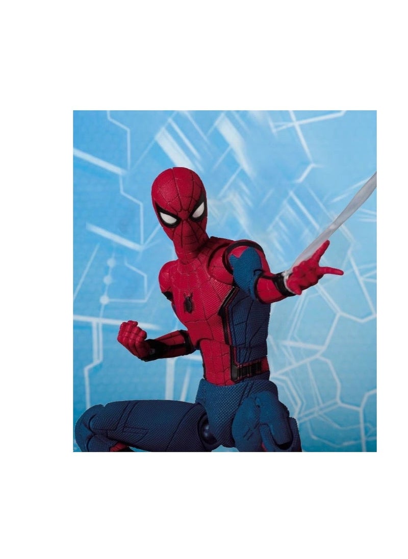 Generic - 15cm spider man toys Tom holland PVC action figure statue can change spider man spiderman articulated joints moveable doll replaceable parts - Image 1