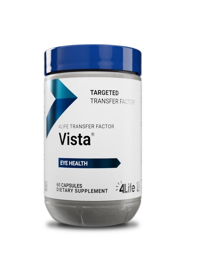 4لايف 4Life Transfer Factor Vista - مكمل غذائي لصحة العين ودعم الرؤية - تركيبة مكمل تحتوي على اللوتين والزياكسانثين والزنك وفيتامين سي والكشمش الأسود - 60 كبسولة  - Image 1
