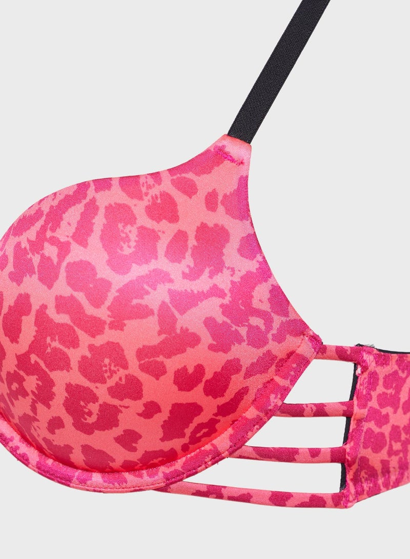 La Senza Animal Print Plunge Bra  - Image 3