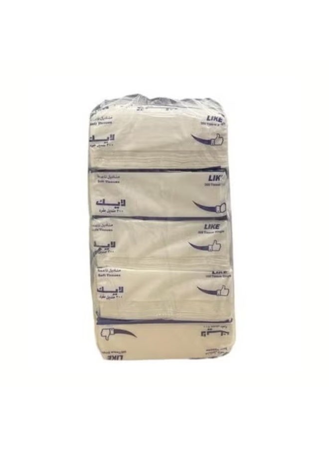 LIKE Facial tissues 500 single-use tissues 10 pieces - Image 3