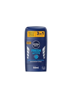 Nivea Men Fresh Active Antiperspirant Fresh Scent Stick 3in1  - Image 1