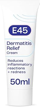 E45 Dermatitis Cream 50 ml to Treat Symptoms of Dermatitis or Eczema Relieve Itching and Reduce Inflammation and Redness AntiInflammatory Eczema Dermatitis Cream Steroid Free - Image 1