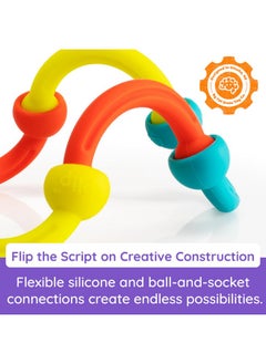 Fat Brain Toys Fat Brain Toys Plip Kit, Building Toys for Creative Play, Creative Construction Play Set, Kids Toys Ages 5 to 12  - Image 2