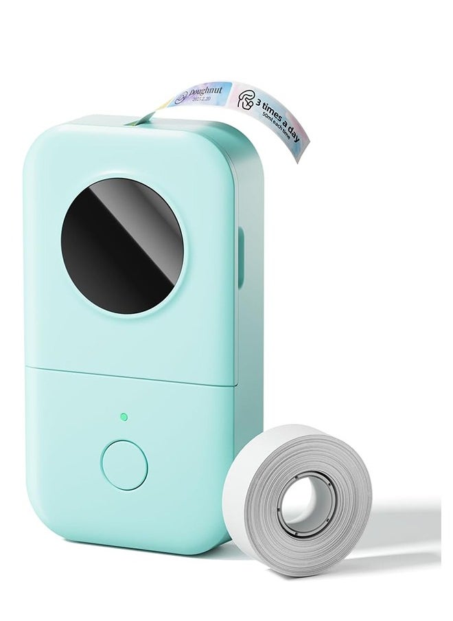 phomemo D30 Label Maker Machine, Portable Bluetooth Mini Label Printer, Smart Phone Handheld Thermal Sticker Small Labeler Multiple Templates Font Icon Inkless, 1000mAh Battery,Waterproof Labels with Free App for Home Office,with 1 Roll Paper  - Image 1
