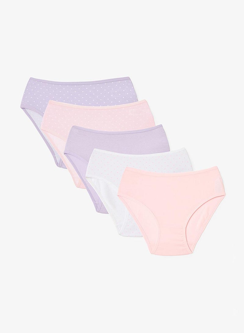 Penti Girls' Cotton 5-pack Brief - Mix - Image 1