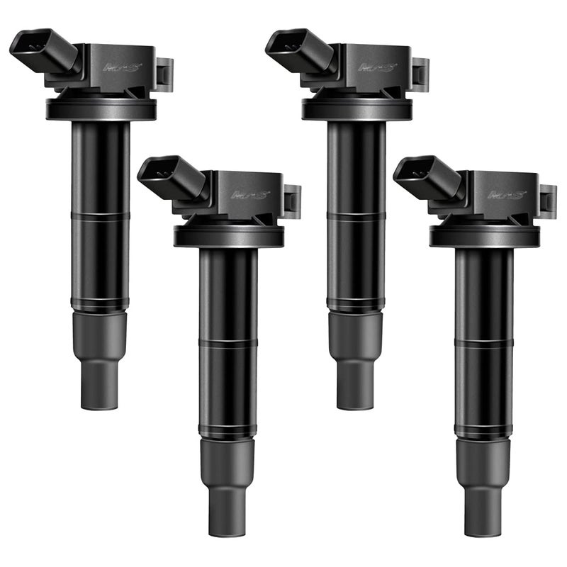 MAS Set of 4 Ignition Coils Pack Compatible with 20012013 Toyota Camry RAV4 Solara Matrix Highlander Lexus Pontiac Scion 20L 24L L4 UF333 C1330 5C1299