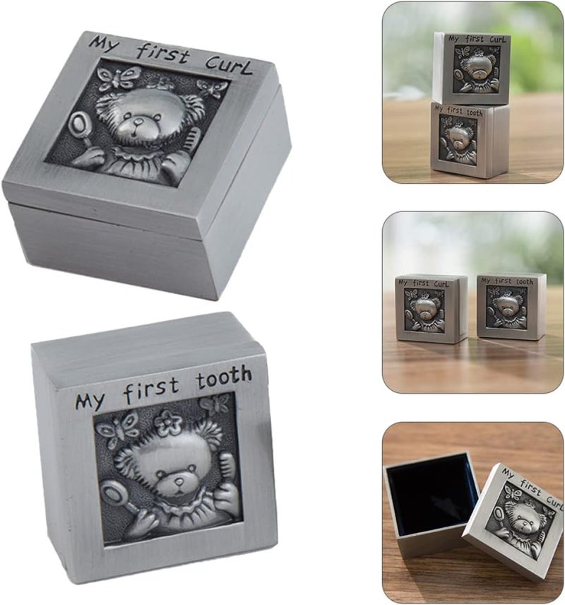 Wide use selected material Toddmomy Baby Keepsake Box Storage Boxes Decorative Tooth first curl keepsake baby first tooth Curl And Decorative Storage es Ready post purchase fulfill Wide range expanded design Upgraded simple practical design Natural material Sufficient order stock N/S/C nationwide deliver Fault optimized construction Full village delivery cover All item simple matching build Advanced compact design General standard compliant quality Dense area priority deliver Flexible sizing options Multiple design variants Simple multi-feature universal build KSA standard compatible design Treated anti-rust metal Economical varied design options Globally selected raw material Easy assemble Local supply chain stock Pop-area nearby warehouse Salt mist resistant Storage & transit friendly - Image 2