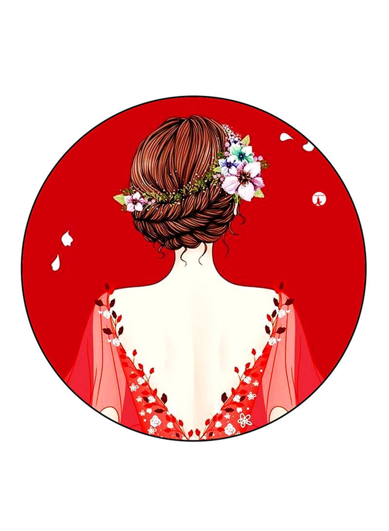 RKN Girl Printed Mouse Pad  Multicolour