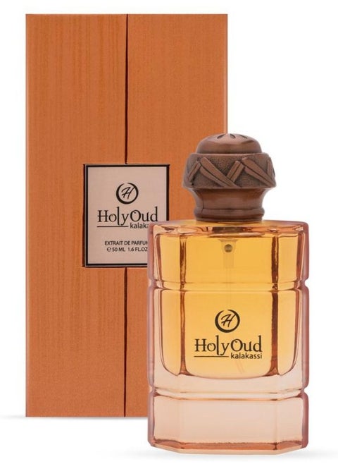 Holy Oud Kalakassi Long Lasting Eau De Parfum Amber Woody Fragrance for Men and Women 50ML